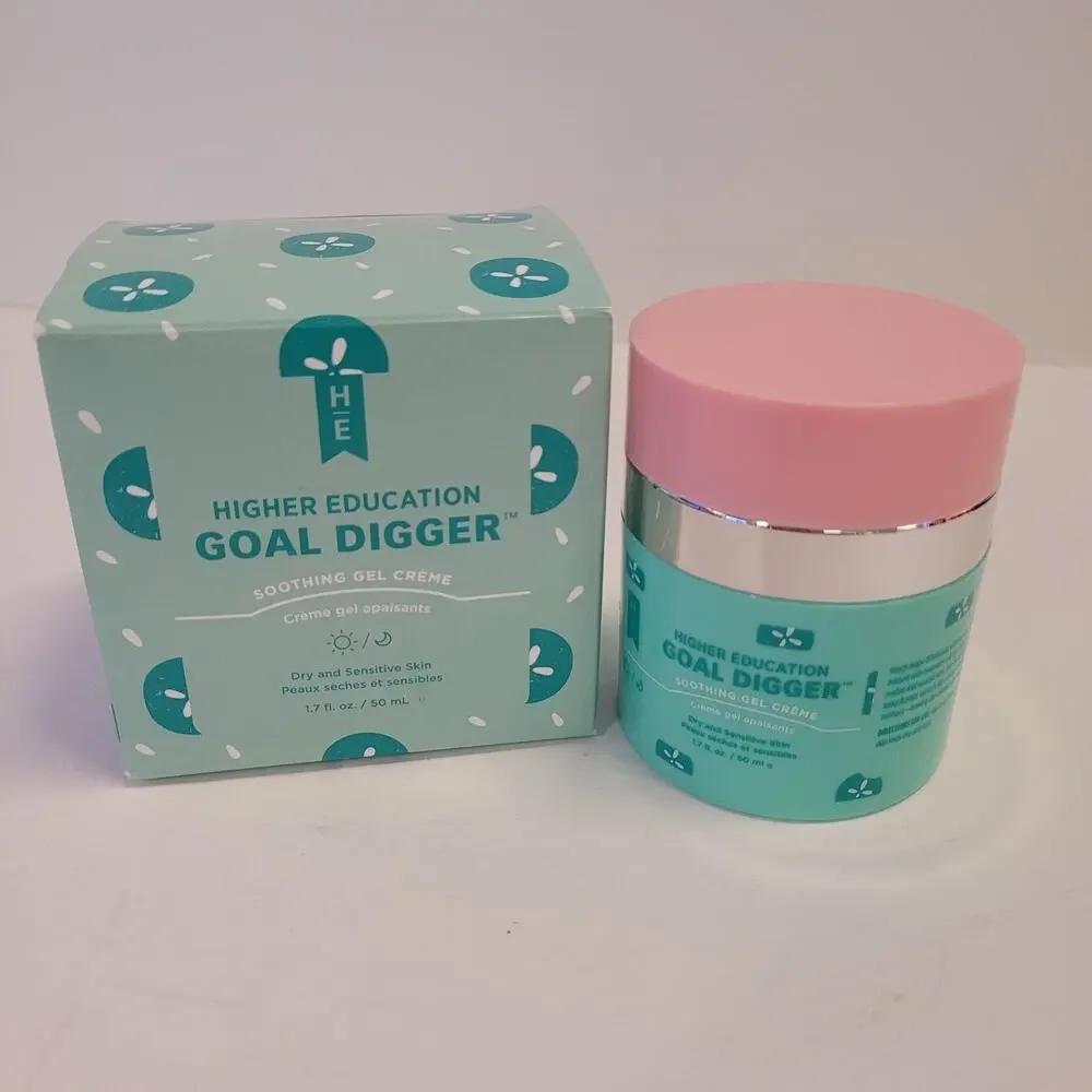 Higher Education Goal Digger Soothing Gel Creme 1.7 fl oz NEW